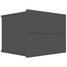 Tidyard 2 Comodini Pensili Camera da Letto Moderni Truciolato,Comodino Sospeso,Comodini Bianchi,Mensola Comodino,Comodini Sospesi Camera da Letto,Comodini Moderni,Mensole da Parete 40x30x30 cm