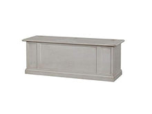 Homemania 1007_PF Cassapanca Alma, Bianco in Legno, 100 x 35 x 45 cm