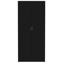 FAMIROSA Armadietto Nero 80x35,5x180 cm in Truciolato