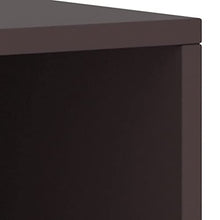 vidaXL Comodino Marrone Scuro 35x30x40 cm in Legno Massello di Pino