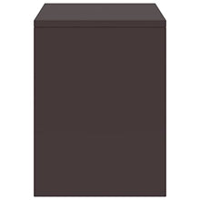 vidaXL Comodino Marrone Scuro 35x30x40 cm in Legno Massello di Pino