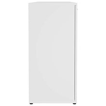 XHCP Credenza, Comodino, Comodino, Mobile Laterale per Soggiorno Camera da Letto Camera da Letto Nero Lucido 120x35,5x75 cm truciolare