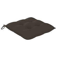 vidaXL Sedie da Giardino 2 pz e Cuscini Grigio Talpa Massello di Teak