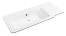 FACKELMANN - Lavabo in marmo colato Luxor sinistro/lavabo in marmo colato, dimensioni: circa 100 x 14,5 x 48,5 cm (L x A x P): 100 cm