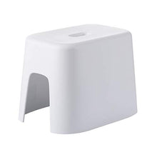 H-M-Shelf Piccolo Sgabello Panco di plastica Bagno per la casa Bagno Basso Sgabello Bagno Sgabello Antiscivolo Sgabello per Bambini Sgabello da caffè Bianco