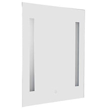 Specchio da parete per bagno a LED, con interruttore touch, anti-appannamento, specchio da parete di illuminazione a LED, usato in bagno, hotel, tetti (220 V)