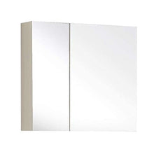 Armadietti a specchio Alluminio dello Spazio degli Specchi Parete Double Door Locker Bagno con LED HD Specchio (Color : Bianca, Size : 60 * 13 * 70cm)