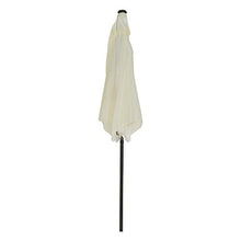 AKTIVE 53869 - Ombrellone Esagonale Diametro 270 cm - Telaio di Alluminio 38 mm - Colore Panna