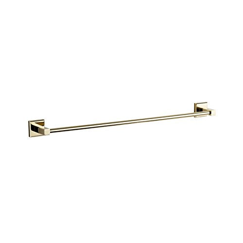 MBYW Portasciugamani Moderno Portasciugamani Elegante per Il Rame portasciugamani in Oro smaltato Semplice Asta Singola portasciugamani da Parete in Metallo da Appendere a Parete da 63cm