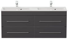 Mobile bagno Firenze 140 antracite satinato