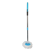 SSAYY Mop Set di Secchielli per Mocassino con Rotazione A 360 Gradi Ruota per Pulizia in Microfibra Mocio per Pavimento Rotante Facile da Strizzare   con 2 Teste per Mop in Microfibra
