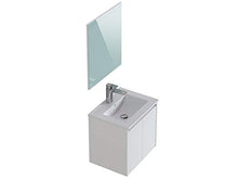 Marchio Amazon - Movian Layon - Mobile lavabo con specchio e lavandino, 61 x 46,5 x 58 cm, colore bianco