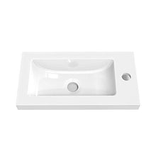 Mobili Bagno Bianco 45 cm Lavabo con Mobile Soft-Close Funzione Servizi igienici, bagni