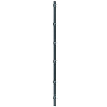 taofuzhuang Set 3 Pannelli di Recinzione 6 m Grigio Antracite con Pali Altezza 2 m Articoli di ferramenta Barriere e recinzioni Pannelli per recinzioni