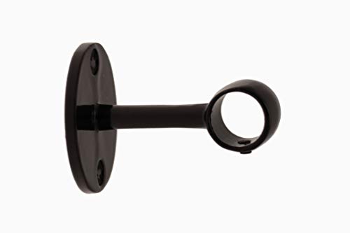 Splash_Metal | Ø16 | 2 Supporti per testiera 5 cm | Nero