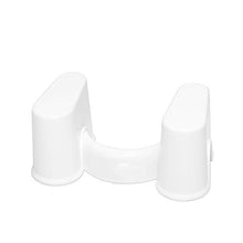 Sgabello WC Squat Plastica Staccabile Igienici Poggiapiedi Potty Sgabello Imbottito Poggiapiedi Bagno Sgabello Igienici per movimento intestinale completo ( Color : White , Size : 32.5x23x54.5cm )