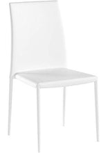 Cribel Dani Plus Sedia, Similpelle, Bianco, 46x50x89 cm, 6 unità