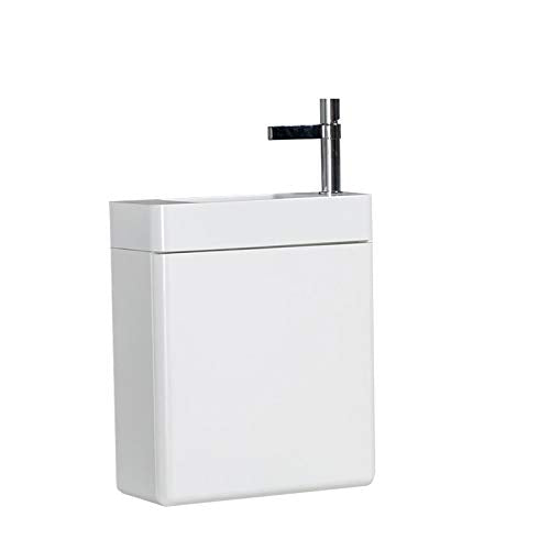 Mobiletto per il bagno CARO 450 - disponibile in diversi colori - Specchio o armadietto a specchio opzionale, Colore:Bianco opaco, Specchio:Senza specchio