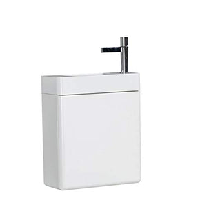 Mobiletto per il bagno CARO 450 - disponibile in diversi colori - Specchio o armadietto a specchio opzionale, Colore:Bianco opaco, Specchio:Senza specchio