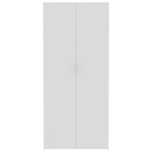 FAMIROSA Armadietto Bianco e Rovere Sonoma 80x35,5x180 cm in Truciolato