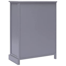 vidaXL Credenza con 10 Cassetti e Scomparti con Ante Elegante Robusta Cassettiera Armadietto Mobile Grigia 113x30x79 cm in Legno e MDF