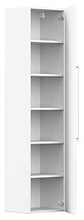 Set di mobili da bagno Firenze 60 (3 parti/A) incl. specchio a LED bianco lucido