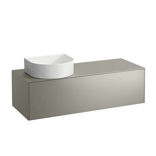 Laufen Cassettiera Running Sonar, 1 cassetto, Adatta per vaschette lavabo 812340, 812341, 812342, 812342, 812343, Apertura a Sinistra per lavabo, colorazione: Oro/Nero Marquina - H4054220341401