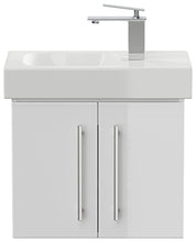 emotion ICONXS53CMRECHTS000101DE - Lavabo con mobiletto, 53 x 41 x 29,6 cm, Colore: Bianco Lucido