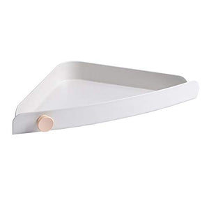 FQYYDD Treppiede da Bagno Mensola da Bagno Supporto da Parete per rondella Senza punzonatura Portaoggetti Fessura per WC Treppiede in Ferro. Bianca