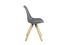 Amazon Brand - Movian Arendsee - Set da 2 sgabelli da bar, 55 x 48,5 x 85 cm (Lu x La x A), grigio
