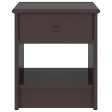 vidaXL Comodini 2 pz Marrone Scuro 35x30x40 cm in Pino Massello