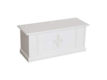 Homemania 1011_PF Cassapanca Alma, Bianco in Legno, 100 x 35 x 45 cm