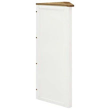 vidaXL Legno Massello di Rovere Armadietto ad Angolo Mobiletto Angolare Credenza Bassa Armadio Portaoggetti Mobili Arredo 59x36x100 cm