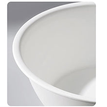 ZWMG Lavabo Rotondo Lavabo in plastica Opaco Bacino di Verdure Addensato può Essere utilizzato per Lavare i Vestiti, Adatto per la Famiglia (3.5L / 4.6L / 6.1L) (Color : White, Size : 28cm)