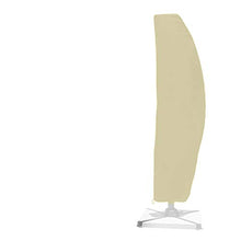WingFly Copertura per Ombrellone, Onbrellone da Giardino, Coperture per Esterno, Impermeabile Traspirante 210D Poliestere Resistente alla Protezione per Ombrellone da Giardino (265CM, Beige)
