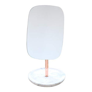 Specchio per il trucco Specchio da Tavolo per Trucco,specchiera da Toilette In Oro Rosa Rotazione Libera A 180 Gradi Migliore per Il Tavolo da Bagno O Camera da Letto