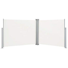 Tidyard Tenda da Sole Laterale Retrattile per Patio Crema 170x1000 cm,Tenda da Sole per Esterno,Tenda da Sole Laterale,Tenda da Sole da Balcone,Tenda da Sole Avvolgibile