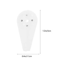 DOITOOL 40Pcs Ganci per Foto Invisibili Ganci per Cornice per Foto per Unghie Heavy Duty Wall Art Painting Appeso per Orologio da Parete Pittura Ad Olio Display Bianco