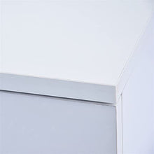FEANG Tavolo da Comodino Bianco Comodino da Comodino Tavolino Slim End Table con cassetto e ripiano per stoccaggio per Soggiorno Camera da Letto
