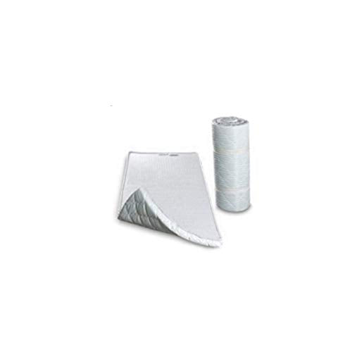 EvergreenWeb Twist Bed Memory materassino Memory Arrotolabile Supporto ergonomico (Grigio 90X195)