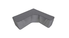 SORARA Copertura Protettiva Divano angolare, Grigio, 270x270x98x70 cm