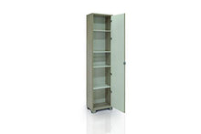 Dmora Armadio 1 Anta, Legno Scuro, 43 x 29 x 190 cm