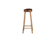 Amazon Brand, Sgabello, 39,8 x 34,8 x 81 cm, legno di quercia selvatica oliato, naturale