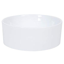 Ausla Moderno Lavabo in Ceramica Lavabo Rotondo in Ceramica 40.5x40.5x15cm Bianco