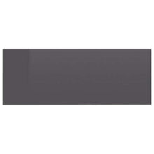Autoshoppingcenter Comodini Sospesi Mensola per Parete Bianco/Nero Lucido con Cassetto in MDF 40x30x15 cm [EU Stock]