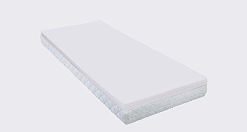 DINAFLEX® Materasso SOTTOCOSTO, MORFEO Topper; 120X190, Alto 8 CM in Poliuretano ESPANSO WATERFOAM, Ortopedico Anallergico E ANTIACARO, Extra Comfort