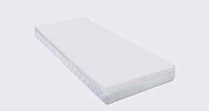 DINAFLEX® Materasso SOTTOCOSTO, MORFEO Topper; 120X190, Alto 8 CM in Poliuretano ESPANSO WATERFOAM, Ortopedico Anallergico E ANTIACARO, Extra Comfort