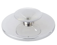 WENKO Specchio cosmetico Pistoia cromato - ingranditore 5x, superficie specchiante ø 12.5 cm, Plastica, 14.5 x 3.5 cm, Cromo