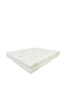 Baldiflex Materasso Una Piazza e Mezza Memory Plus Top Fresh 120x190 cm Alto 25 cm, Fodera Sfod. Estate Cooler, Inverno Aloe Cus. Sap. incl.