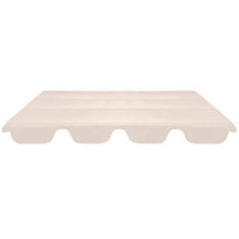 Estink Copertura di Ricambio Universale per Tutti i dondoli di Larghezza 110-145 cm e Lunghezza 170-200 cm, in Poliestere con Rivestimento in PVC Impermeabile, Beige, 226x186cm